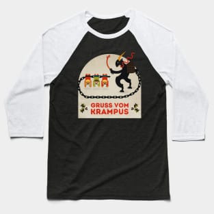 Gruss vom Krampus Baseball T-Shirt